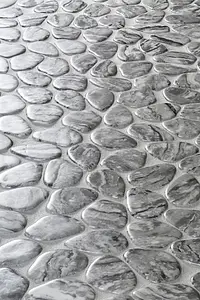 Mosaik, Optik stein,andere steine, Farbe graue, Glas, 30.5x30.5 cm, Oberfläche matte