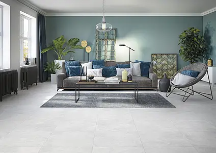 Фоновая плитка, Фактура под бетон, Цвет серый, Глазурованный керамогранит, 60x60 см, Поверхность противоскользящая