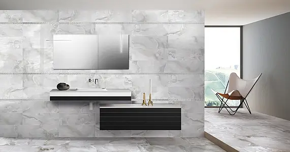 Background tile, Effect stone,onyx, Color grey, Ceramics, 20x60 cm, Finish glossy