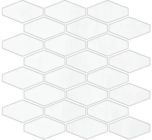 Ceramiche Brennero, Venus, MLVW_MosaicoLosangaWhiteLapp