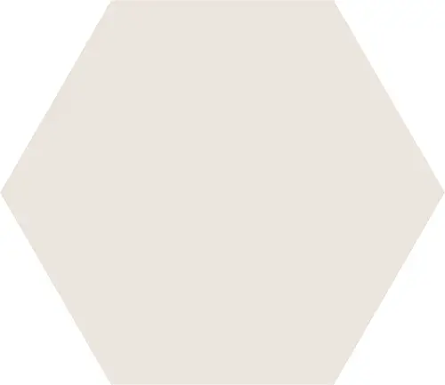 Ceramiche Brennero, Yunika, YUECR_YunikaHexagonCreamRetNat