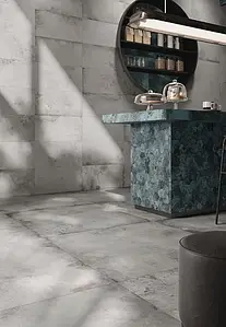 Background tile, Effect metal, Color grey, Unglazed porcelain stoneware, 40x80 cm, Finish matte
