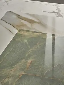 Hintergrundfliesen, Unglasiertes Feinsteinzeug, 120x278 cm, Oberfläche polierte