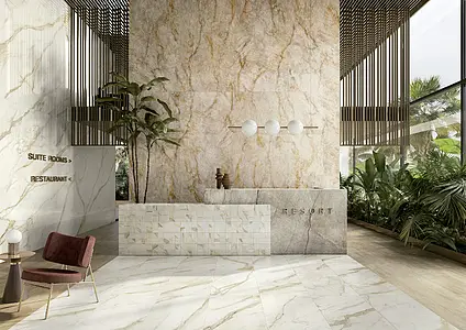Piastrella di fondo, Effetto pietra,altri tipi di marmo, Colore grigio, Gres porcellanato smaltato, 120x278 cm, Superficie levigata