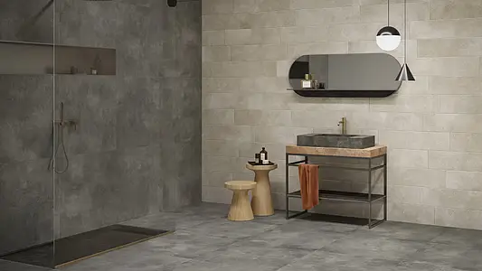 Background tile, Effect concrete, Color grey, left_menu_no_glased_color_body, 80x80 cm, Finish antislip