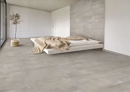 Bakgrundskakel, Textur betong, Färg grå, Glaserad granitkeramik, 30x60 cm, Yta halksäker