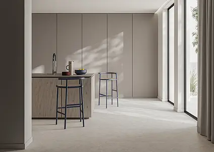 Background tile, Effect other stones, Color white, Glazed porcelain stoneware, 60x120 cm, Finish antislip