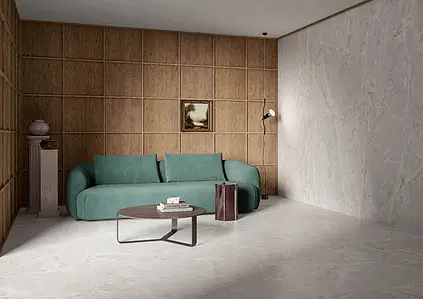 Carrelage, Effet autres types de marbre, Teinte blanche, Grès cérame émaillé, 120x278 cm, Surface Satinée