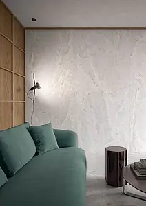 Carrelage, Effet autres types de marbre, Teinte blanche, Grès cérame émaillé, 120x278 cm, Surface Satinée