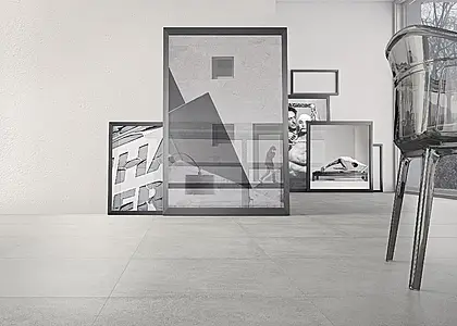 Bakgrunnsflis, Effekt konkret, Farge grå, Glasert porselenssteintøy, 60x60 cm, Overflate matt