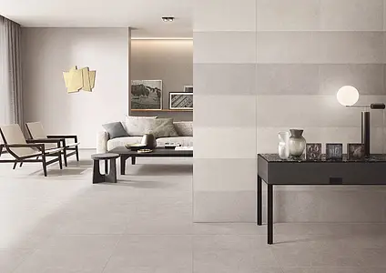 Effekt beton, Farve grå, Grundflise, Uglaseret porcelænsstentøj, 60x60 cm, Overflade mat