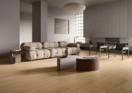 Background tile, Effect wood, Color beige, Glazed porcelain stoneware, 30x240 cm, Finish antislip