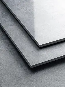 Bakgrundskakel, Textur metall, Färg grå, Glaserad granitkeramik, 60x60 cm, Yta halksäker