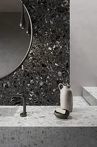 Grundflise, Glaseret porcelænsstentøj, 118x236 cm, Overflade mat