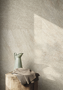 Porseleinen tegels Petra geproduceerd door Casalgrande Padana, Steenlook effect