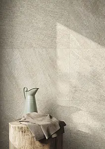 Carrelage, Effet pierre,autres types de pierre, Teinte beige, Grès cérame non-émaillé, 60x120 cm, Surface antidérapante