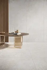 Background tile, Effect travertine, Color beige, Glazed porcelain stoneware, 60x120 cm, Finish matte