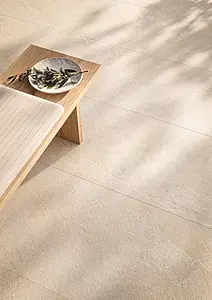 Piastrella di fondo, Effetto altri tipi di pietre, Colore beige, Gres porcellanato smaltato, 60x120 cm, Superficie antiscivolo