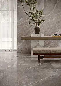 Background tile, Effect stone,other stones, Color grey, Unglazed porcelain stoneware, 120x120 cm, Finish polished