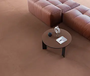 Basistegels, Look terracotta-look, Kleur bruine, Ongeglazuurd porseleinen steengoed, 90x90 cm, Oppervlak antislip