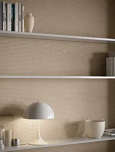 Basistegels, Look terracotta-look, Kleur beige, Ongeglazuurd porseleinen steengoed, 60x120 cm, Oppervlak antislip