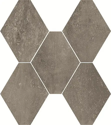 Ceramiche Castelvetro, Absolute, CAU77E_TitanioEsagona