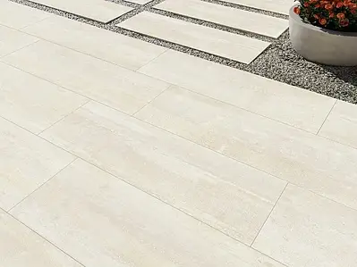 Фоновая плитка, Фактура под дерево,под бетон, Цвет белый, Неглазурованный керамогранит (прокрашенный), 40x120 см, Поверхность противоскользящая