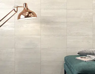 Background tile, Effect wood,concrete, Color white, Unglazed porcelain stoneware, 30x60 cm, Finish antislip