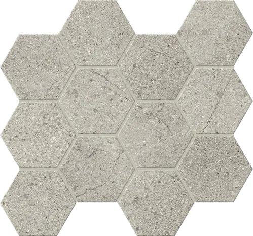 Ceramiche Castelvetro, Life, CLE4E_EsagonaL.Grigio