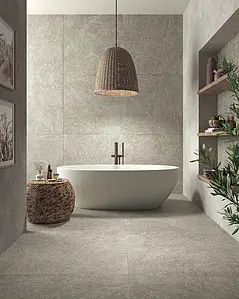 Background tile, Effect other stones, Color grey, Unglazed porcelain stoneware, 100x100 cm, Finish antislip