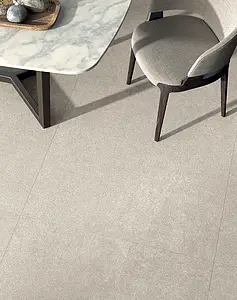 Background tile, Effect concrete, Color beige,white, Unglazed porcelain stoneware, 100x100 cm, Finish antislip