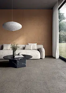 Background tile, Effect concrete, Color grey,brown, Unglazed porcelain stoneware, 60x120 cm, Finish antislip