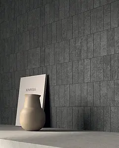 Mosaic tile, Effect concrete, Color black, Unglazed porcelain stoneware, 30x30 cm, Finish antislip