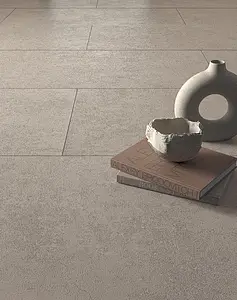 Background tile, Effect concrete, Color grey, Unglazed porcelain stoneware, 60x120 cm, Finish antislip