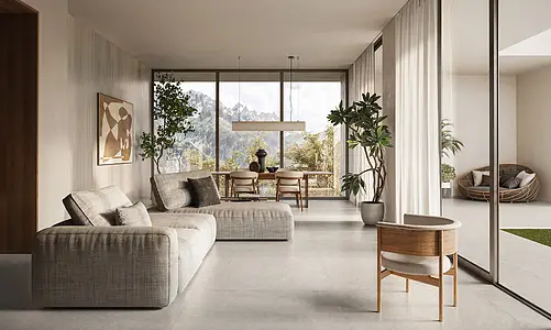 Background tile, Effect other stones, Color grey, Glazed porcelain stoneware, 120x120 cm, Finish semi-polished