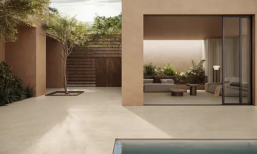 Background tile, Effect other stones, Color beige, Glazed porcelain stoneware, 50x100 cm, Finish antislip