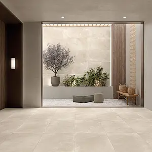 Background tile, Effect other stones, Color beige, Glazed porcelain stoneware, 60x120 cm, Finish antislip