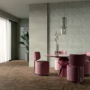 Background tile, Effect other stones, Color green,grey, Glazed porcelain stoneware, 30x90 cm, Finish matte