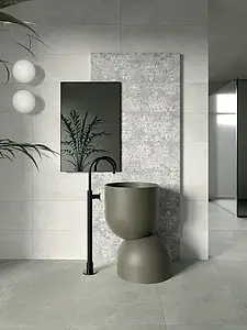 Background tile, Effect other stones, Color grey, Glazed porcelain stoneware, 30x90 cm, Finish matte