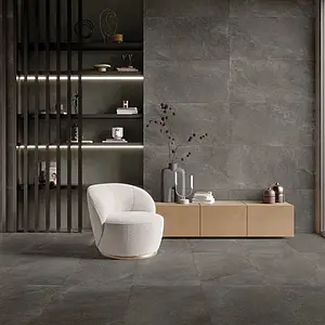 Background tile, Effect other stones, Color grey, Glazed porcelain stoneware, 60x120 cm, Finish antislip