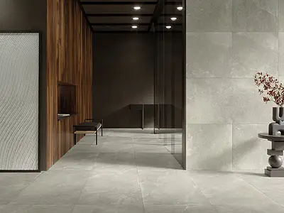 Background tile, Effect other stones, Color grey, Glazed porcelain stoneware, 60x120 cm, Finish antislip