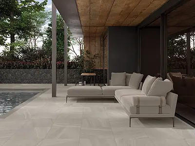 Background tile, Effect other stones, Color grey, Glazed porcelain stoneware, 60x120 cm, Finish antislip