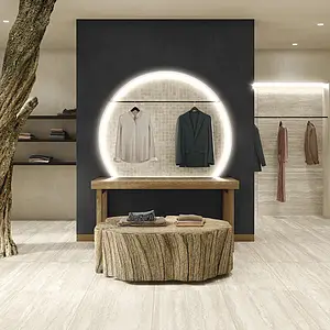 Background tile, Effect travertine, Color beige, Glazed porcelain stoneware, 60x120 cm, Finish antislip