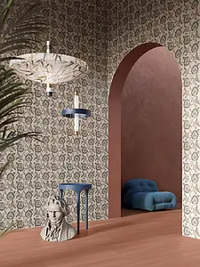 Background tile, Effect fabric, Color beige, Glazed porcelain stoneware, 60x120 cm, Finish matte