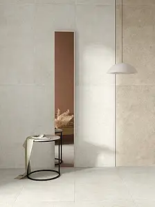 Background tile, Effect concrete, Color beige,white, Glazed porcelain stoneware, 60x120 cm, Finish antislip