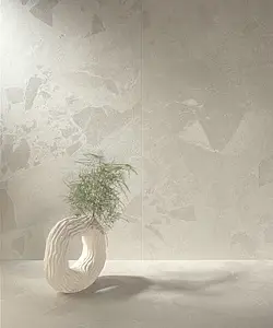 Grundflise, Effekt other stones, Farve beige, Glaseret porcelænsstentøj, 60x120 cm, Overflade skridsikker