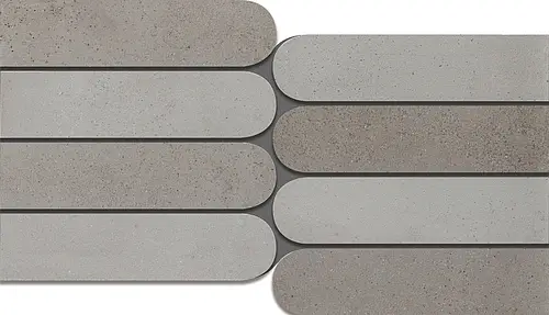 Cercom Ceramiche, Infinity, 1073991_Mos.PianoMixIvory-Concrete