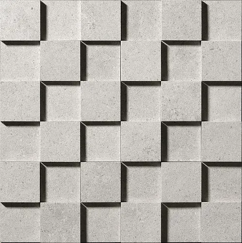 Cercom Ceramiche, Square, 10650961_Mos.Cube3DWhiteIn