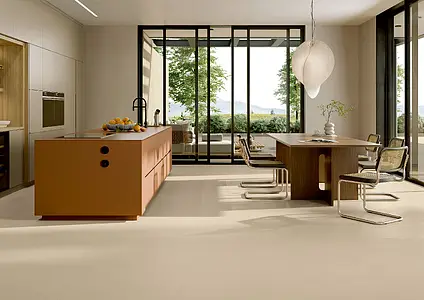 Background tile, Effect concrete,other stones, Color beige, Unglazed porcelain stoneware, 60x120 cm, Finish antislip