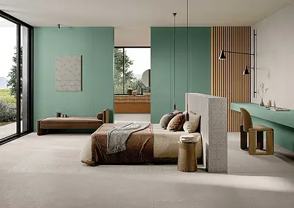 Background tile, Effect concrete,other stones, Color grey, Unglazed porcelain stoneware, 60x120 cm, Finish antislip